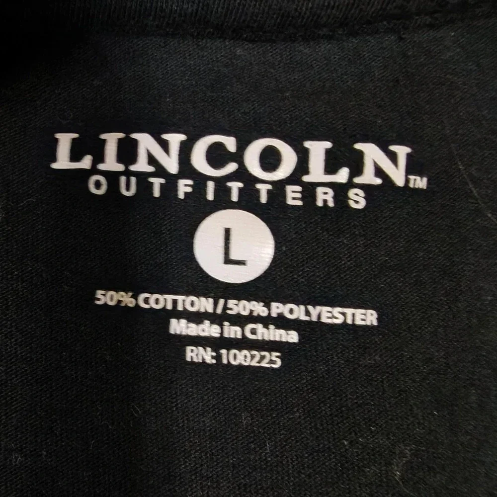 Lincoln Outfitters Mens Good Ol Boy Muscle Car Graphic T-Shirt Black Large